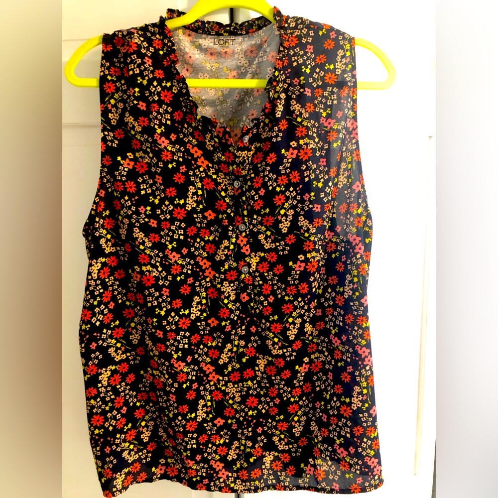 LOFT outlet sleeveless blouse Xl